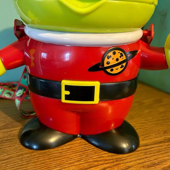 Disney Parks Toy Story Alien Holiday Santa Suit Popcorn Bucket - Picture 5 of 10